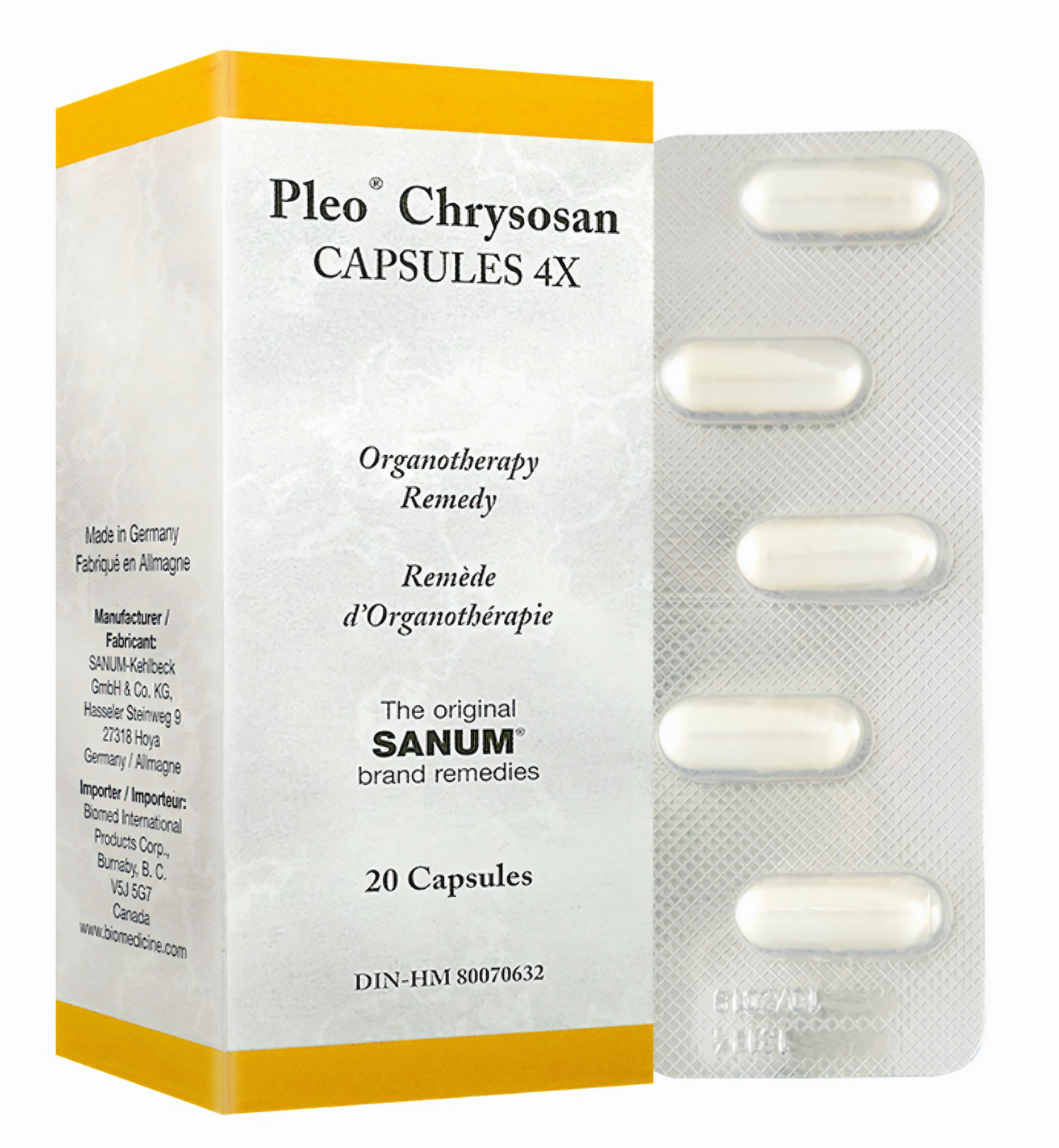 Pleo-Chrysosan capsules (20)