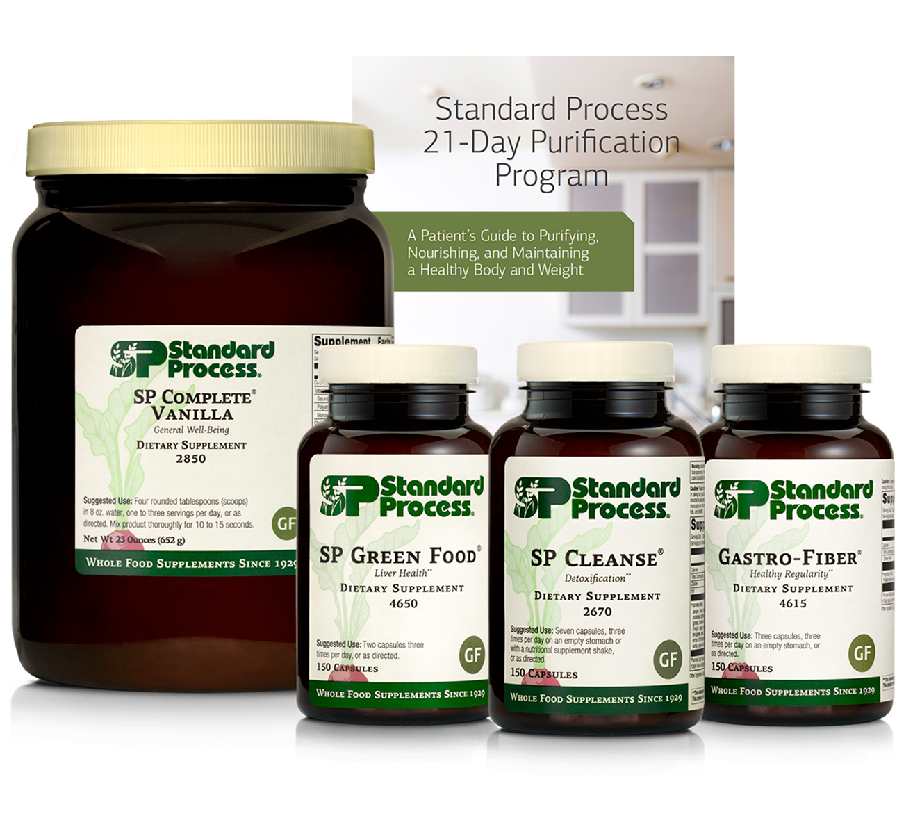 Purification Product Kit with SP Complete® Vanilla and Gastro-Fiber®, 1 Kit With SP Complete Vanilla and Gastro-Fiber