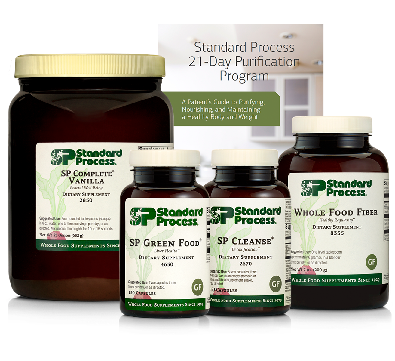 Purification Product Kit with SP Complete® Vanilla and Whole Food Fiber, 1 Kit With SP Complete Vanilla & Whole Food Fiber