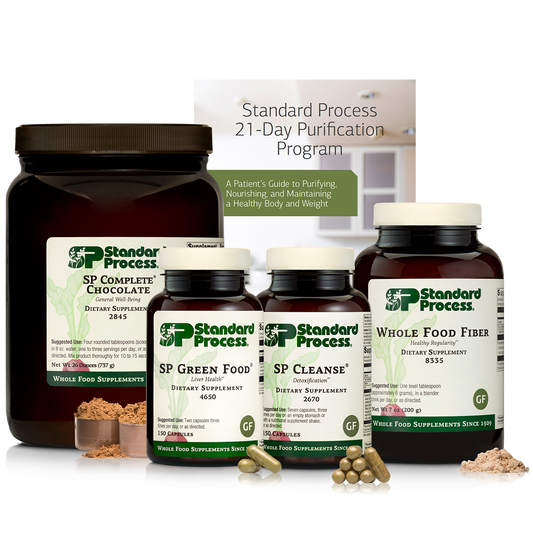 Purification Product Kit with SP Complete® Chocolate and Whole Food Fiber, 1 Kit With SP Complete Chocolat & Whole Food Fiber