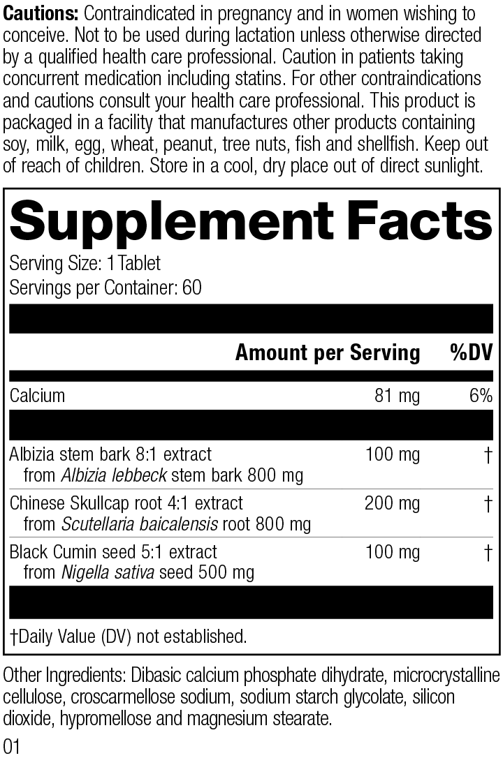 supplement fact label