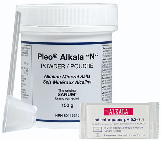 Pleo-ALKALA "N" powder 150g (incl. 48 Ph strips?