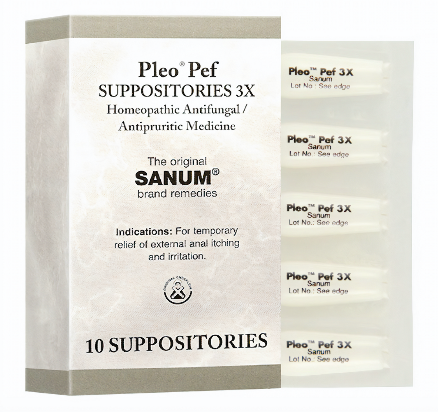 Pleo-PEF (Pefrakehl) suppositories (10)