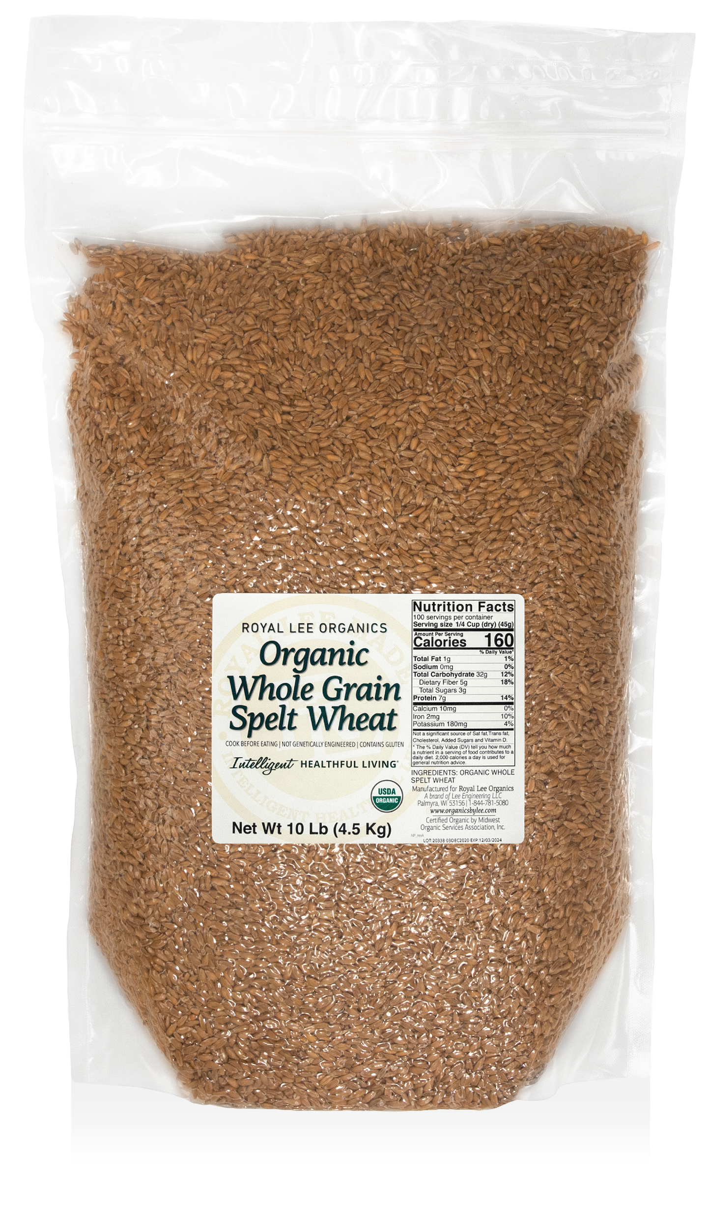 Spelt Berries, 1 - 10lb. Bag